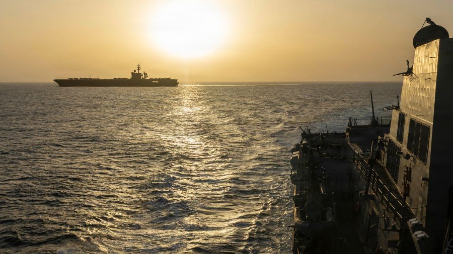 USS Abraham Lincoln bremerton middle east...
