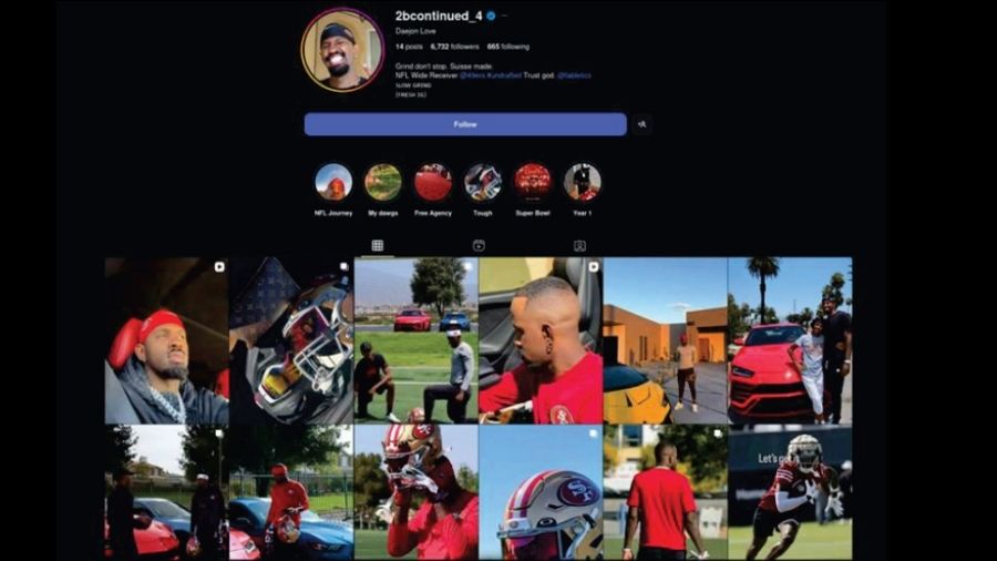 49ers player fraud dating app...