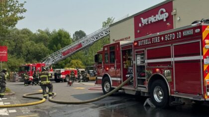 Bothell Fred Meyer fire...