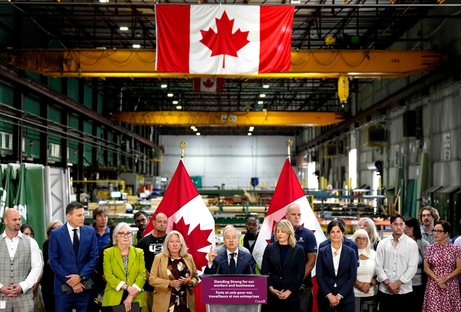 Minister of Finance and National Revenue Francois-Philippe Champagne speaks at a news conference on...