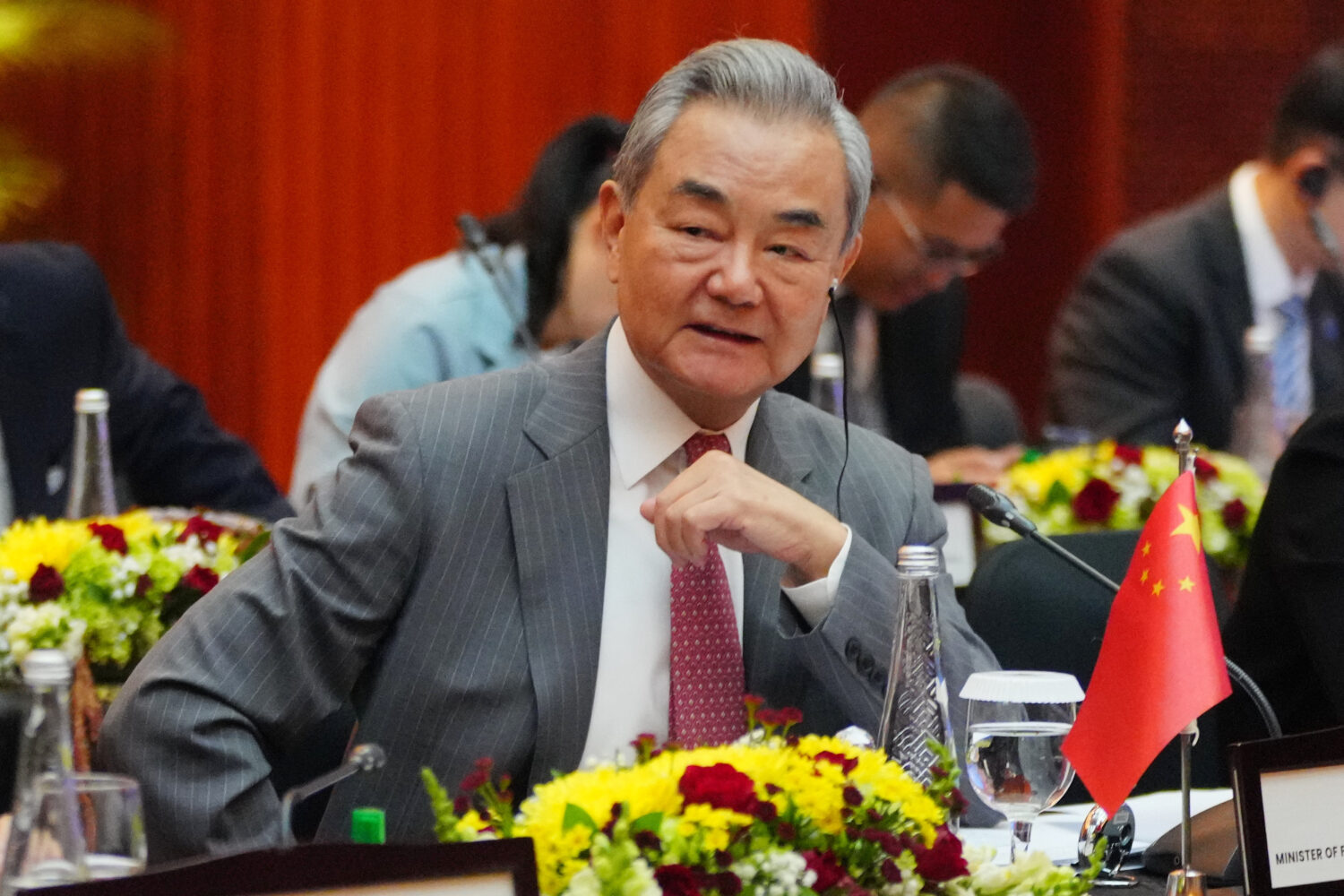 FILE - China's Foreign Minister Wang Yi attends the Comprehensive Strategic Dialogue between Indone...