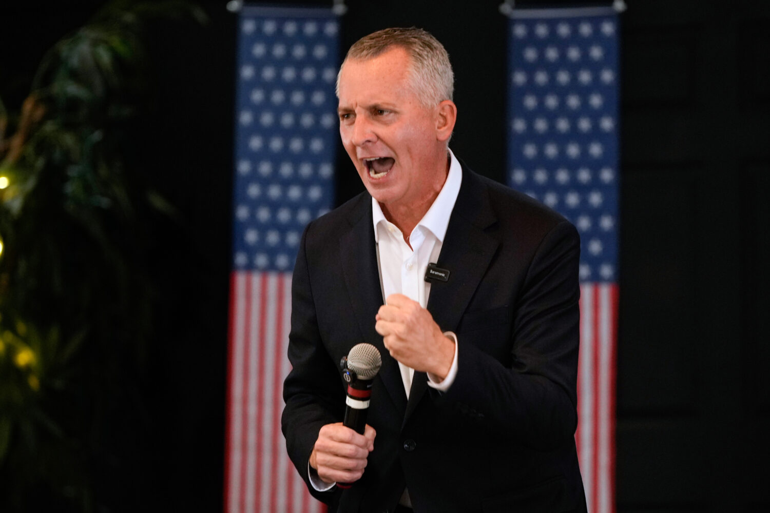 Florida Democratic gubernatorial candidate David Jolly, speaks during a town hall meeting, Saturday...