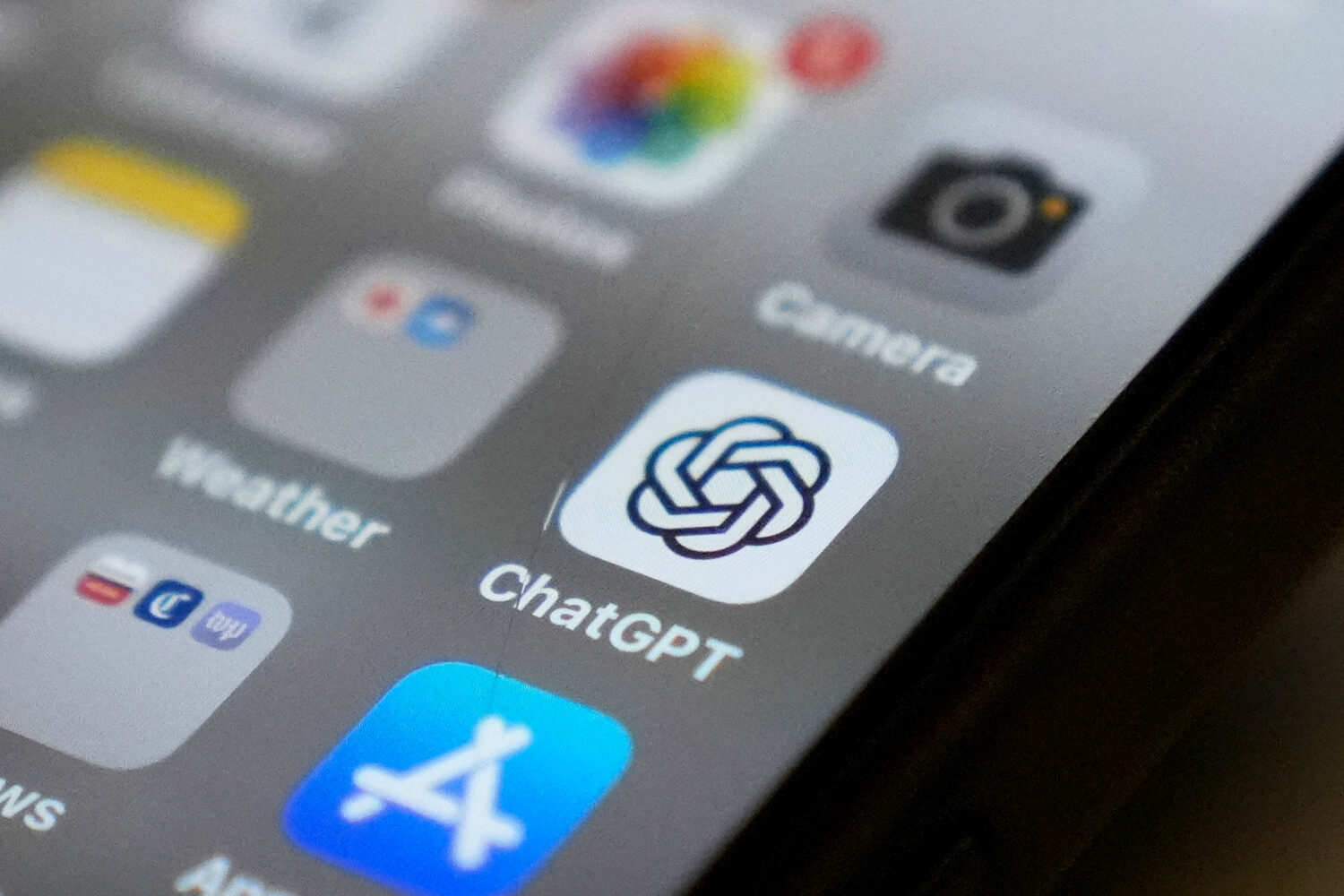 FILE - The Chat GPT app icon is seen on a smartphone screen, Aug. 4, 2025, in Chicago. (AP Photo/Ki...