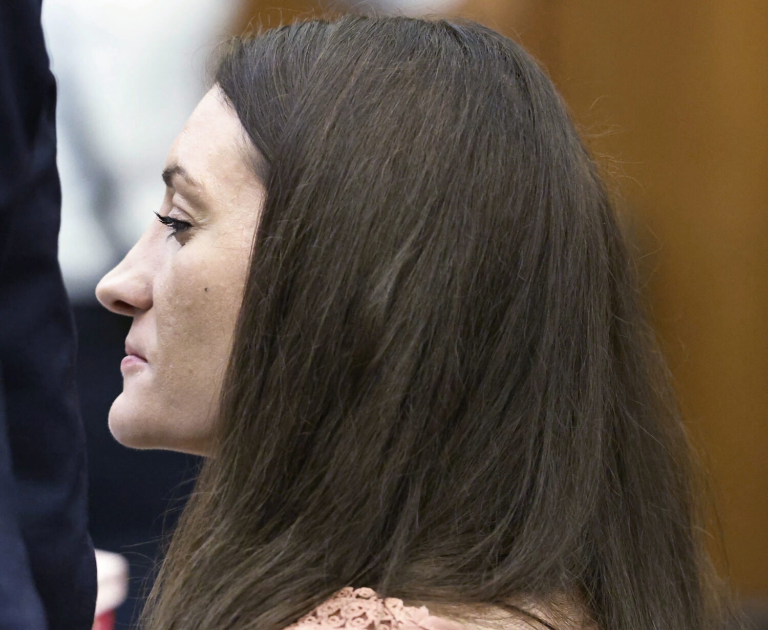 Lindsay Clancy grins after her attorney Kevin Reddington concluded his cross examination of rebutta...