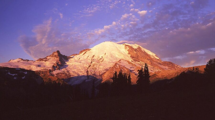 Mount Rainier...