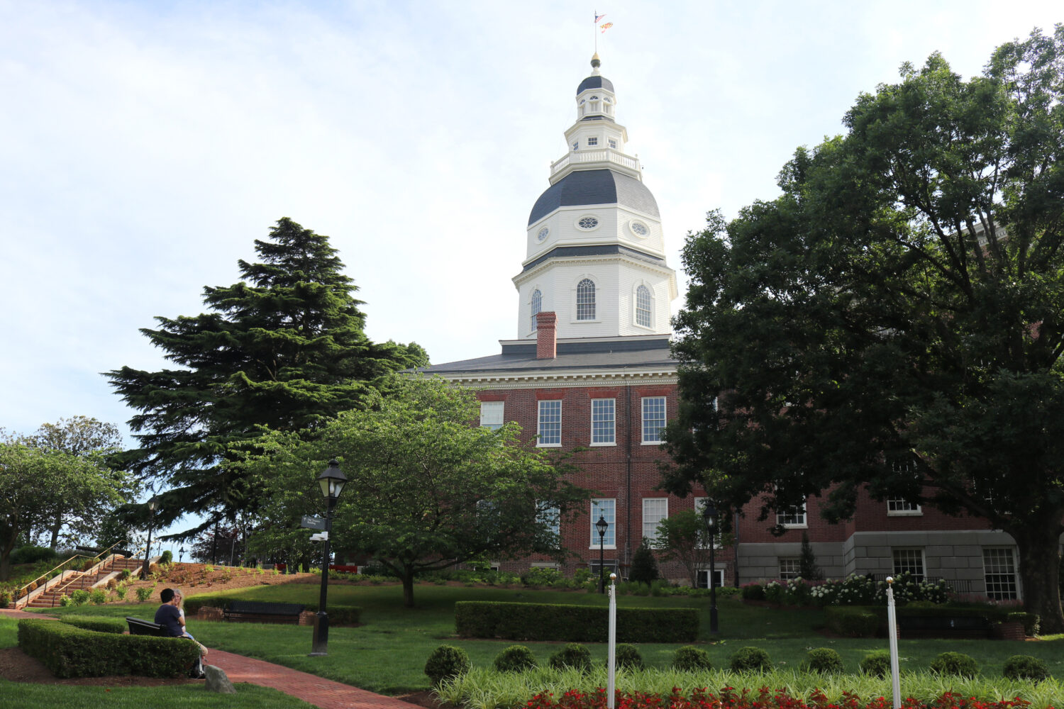 FILE - The Maryland State House in Annapolis, Md., June 13, 2026. (AP Photo/Robert Yoon, File)Credi...