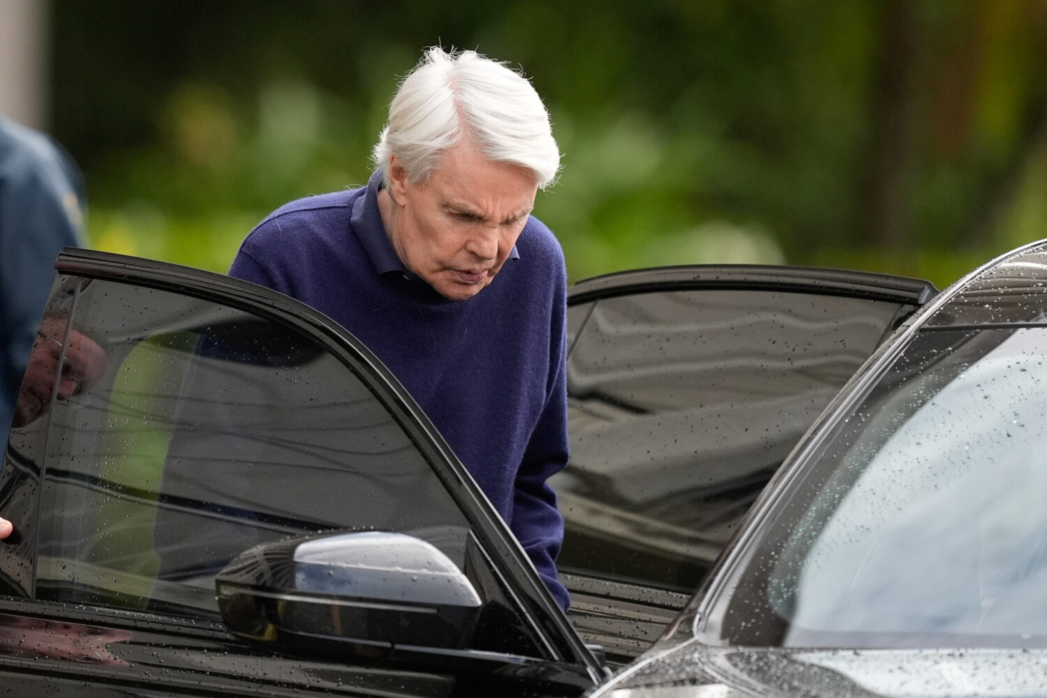 FILE - Michael Jeffries, former CEO of Abercrombie & Fitch, leaves following a hearing at the Paul ...