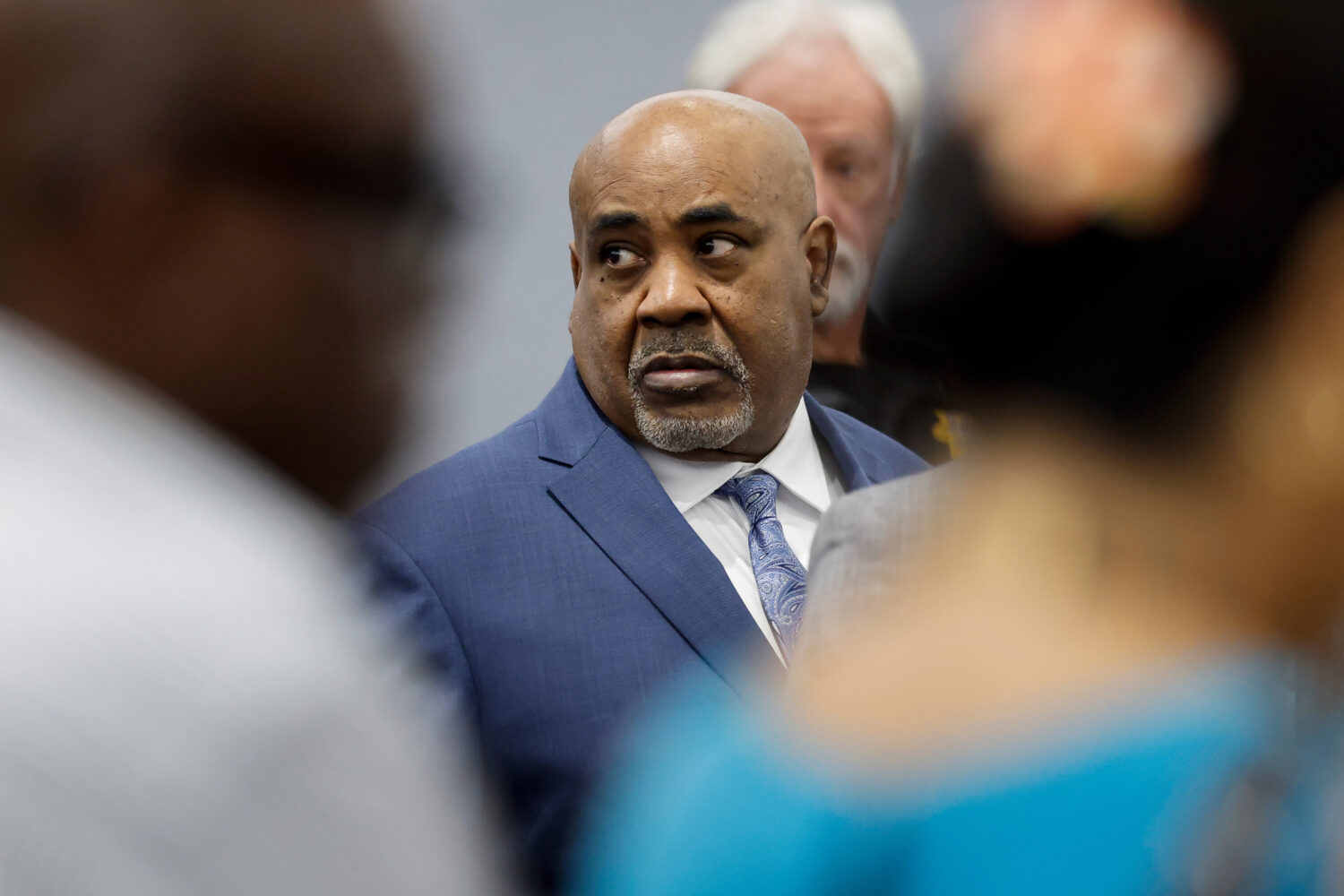 Duane Davis looks on during his trial, related to the 1996 killing of rapper Tupac Shakur, in Clark...