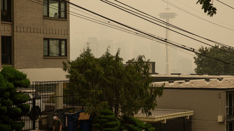 Seattle air quality smoke...