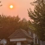 Spokane wildfire smoke photos