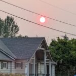 Spokane wildfire smoke photos