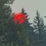 Spokane wildfire smoke photos