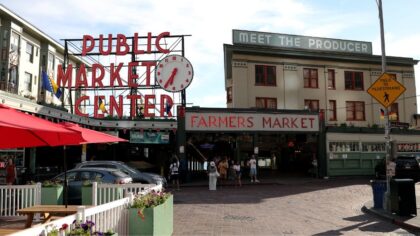 Seattle farmers market pike place...