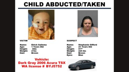 amber alert 1-year-old wenatchee...