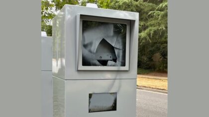 speed cameras vandalized...