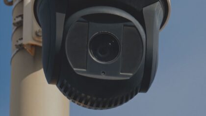 surveillance cameras...