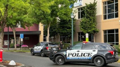 Covington city hall bomb threat...