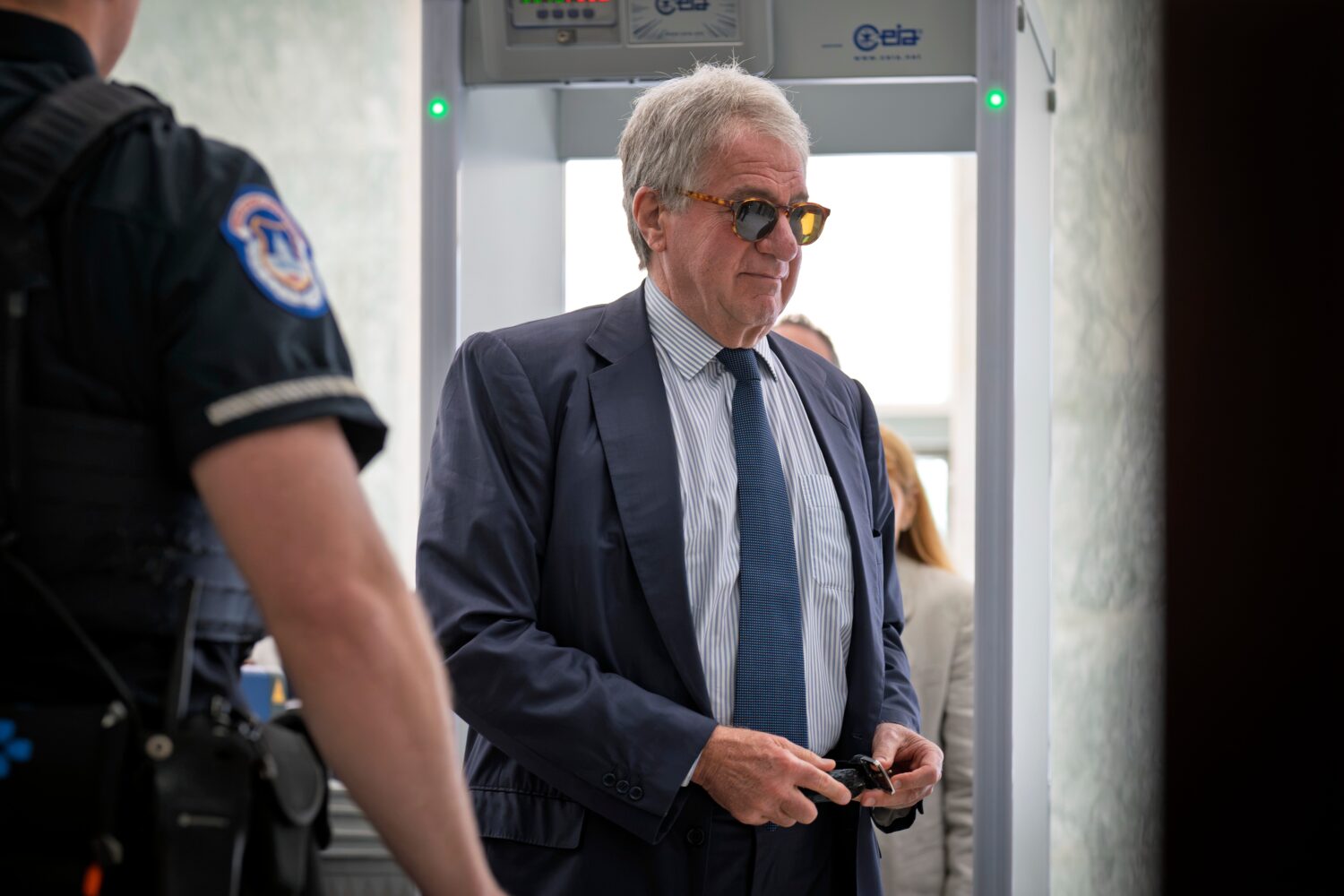 FILE - Leon Black, a billionaire who was close with Jeffrey Epstein, arrives for a closed-door inte...