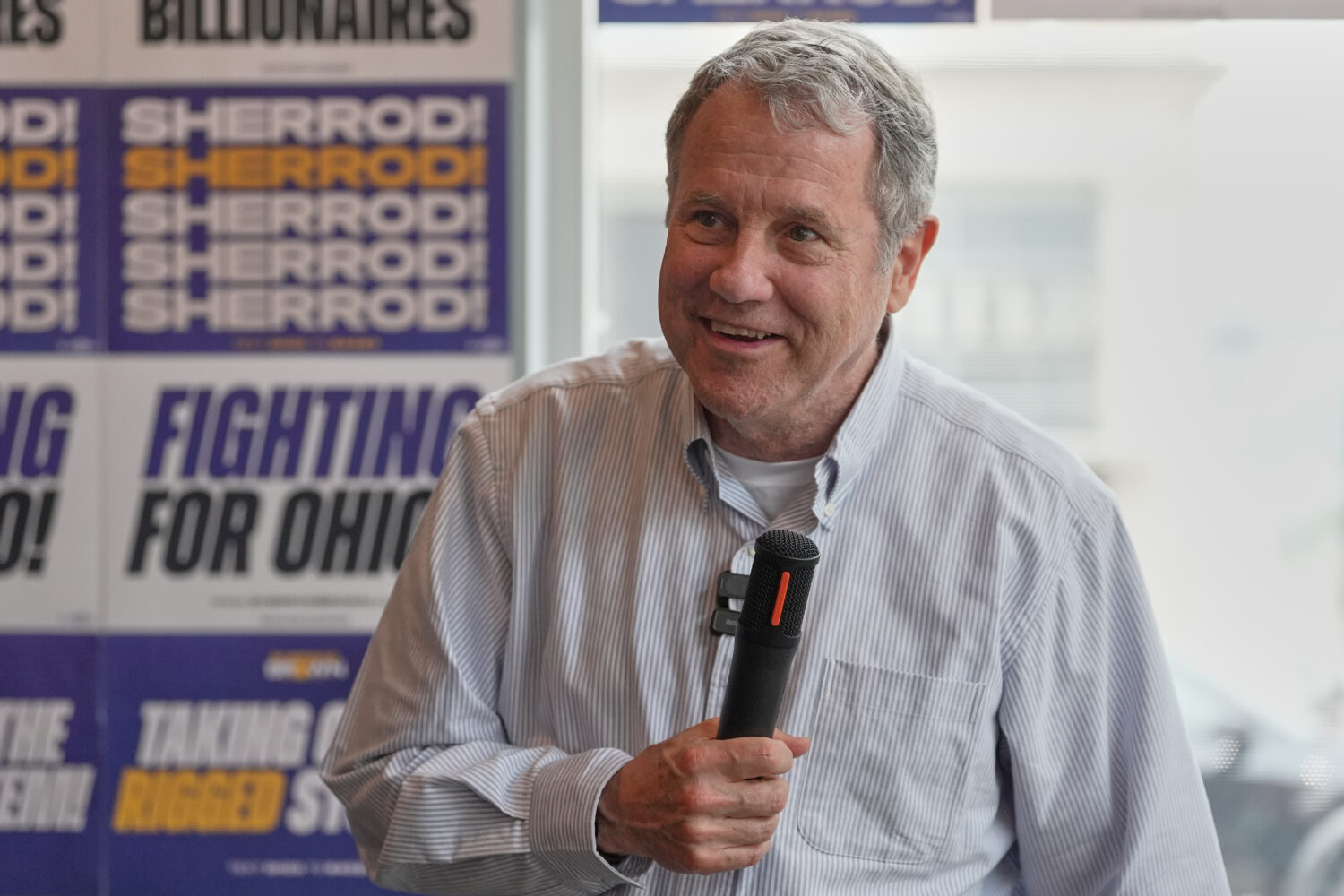 FILE - Democratic Ohio Senate candidate Sherrod Brown, a former three-term U.S. senator, speaks at ...