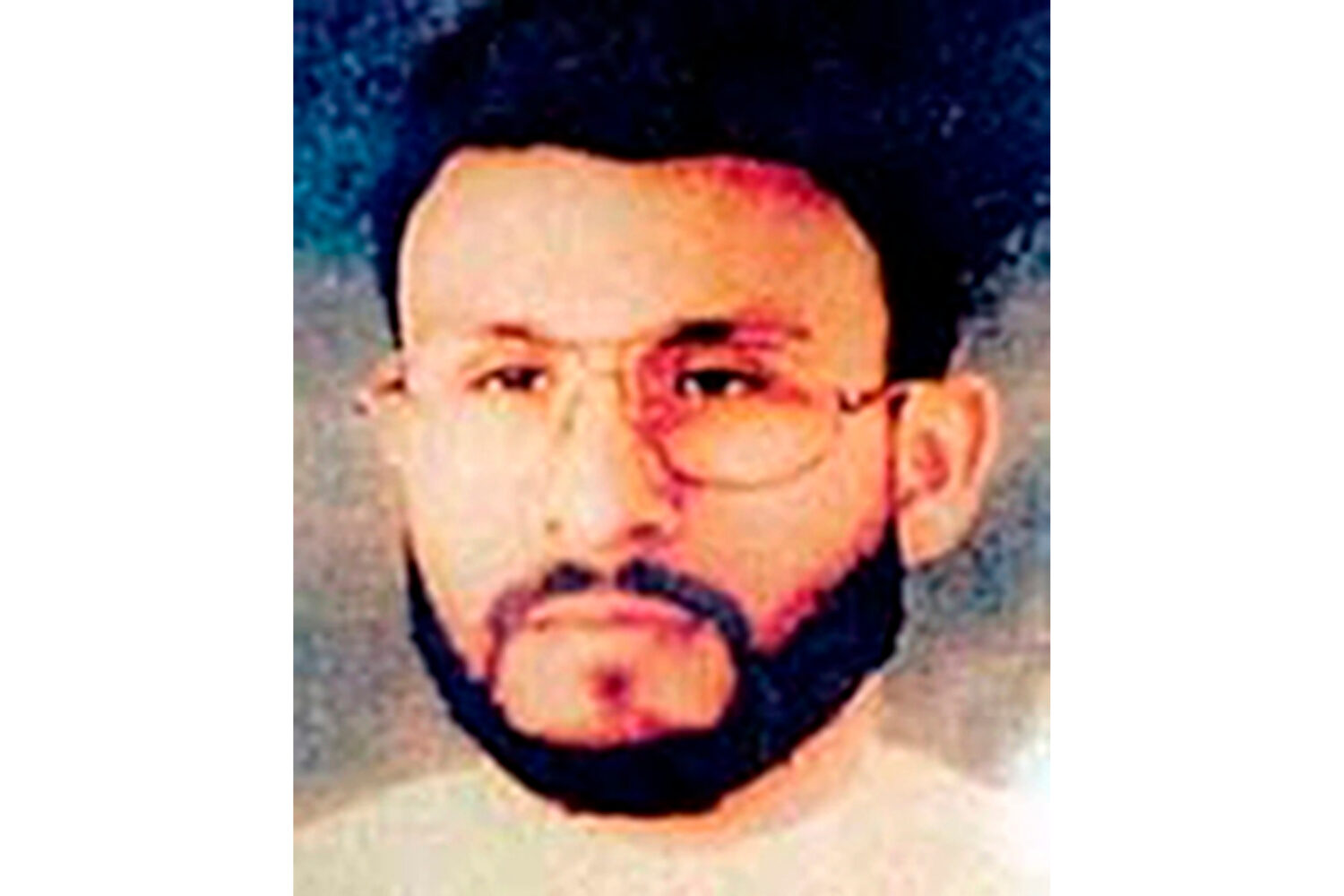 FILE - This undated file photo provided by U.S. Central Command, shows Abu Zubaydah, date and locat...