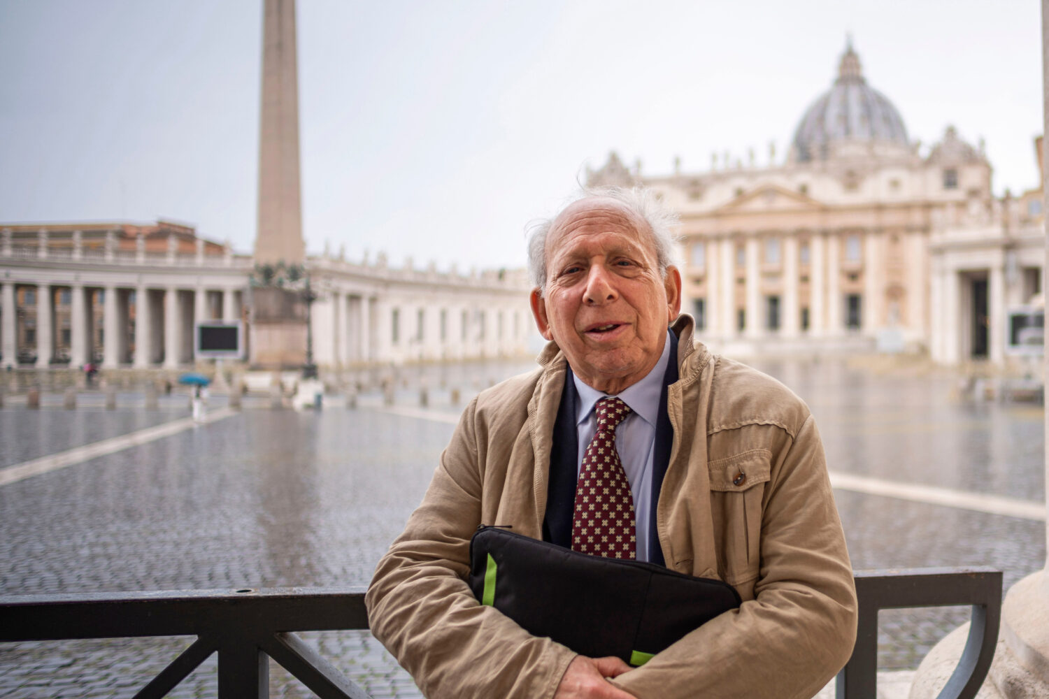 FILE - Former Associated Press Rome Bureau Chief Victor Simpson poses for a portrait after an inter...