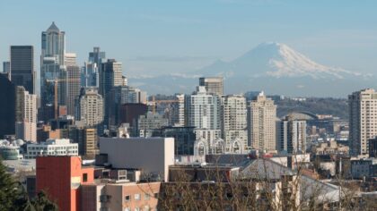 Mount Rainier...