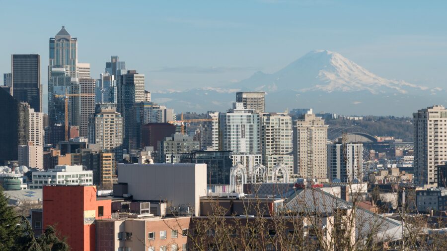 Mount Rainier...
