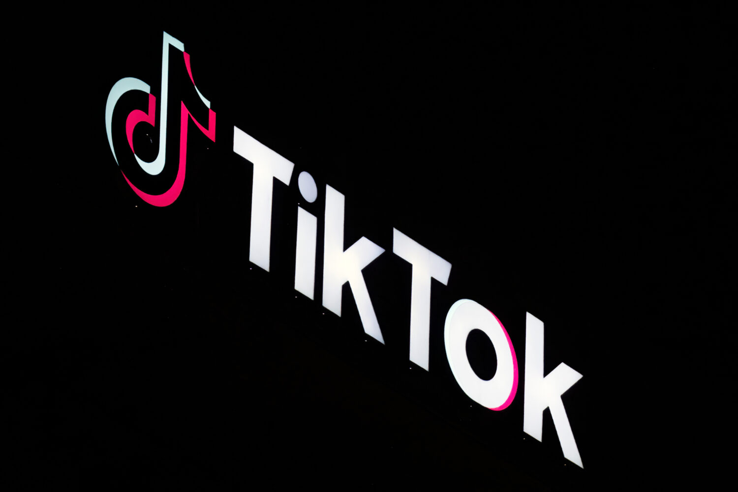 FILE - A TikTok sign is displayed on top of their building in Culver City, Calif., on Dec. 3, 2024....