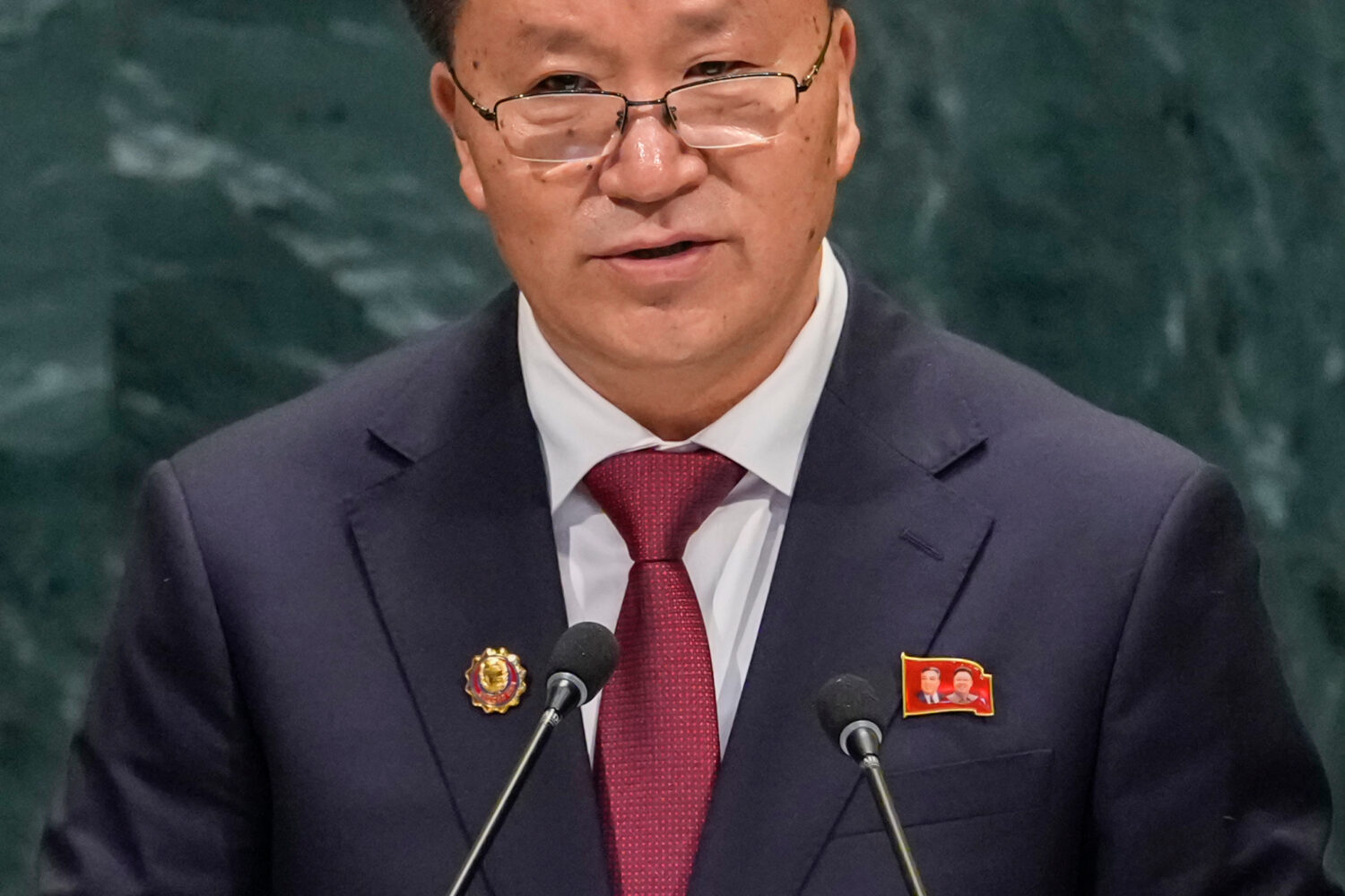 North Korea's Vice Minister of Foreign Affairs Kim Son Gyong addresses the 81st session of the Unit...