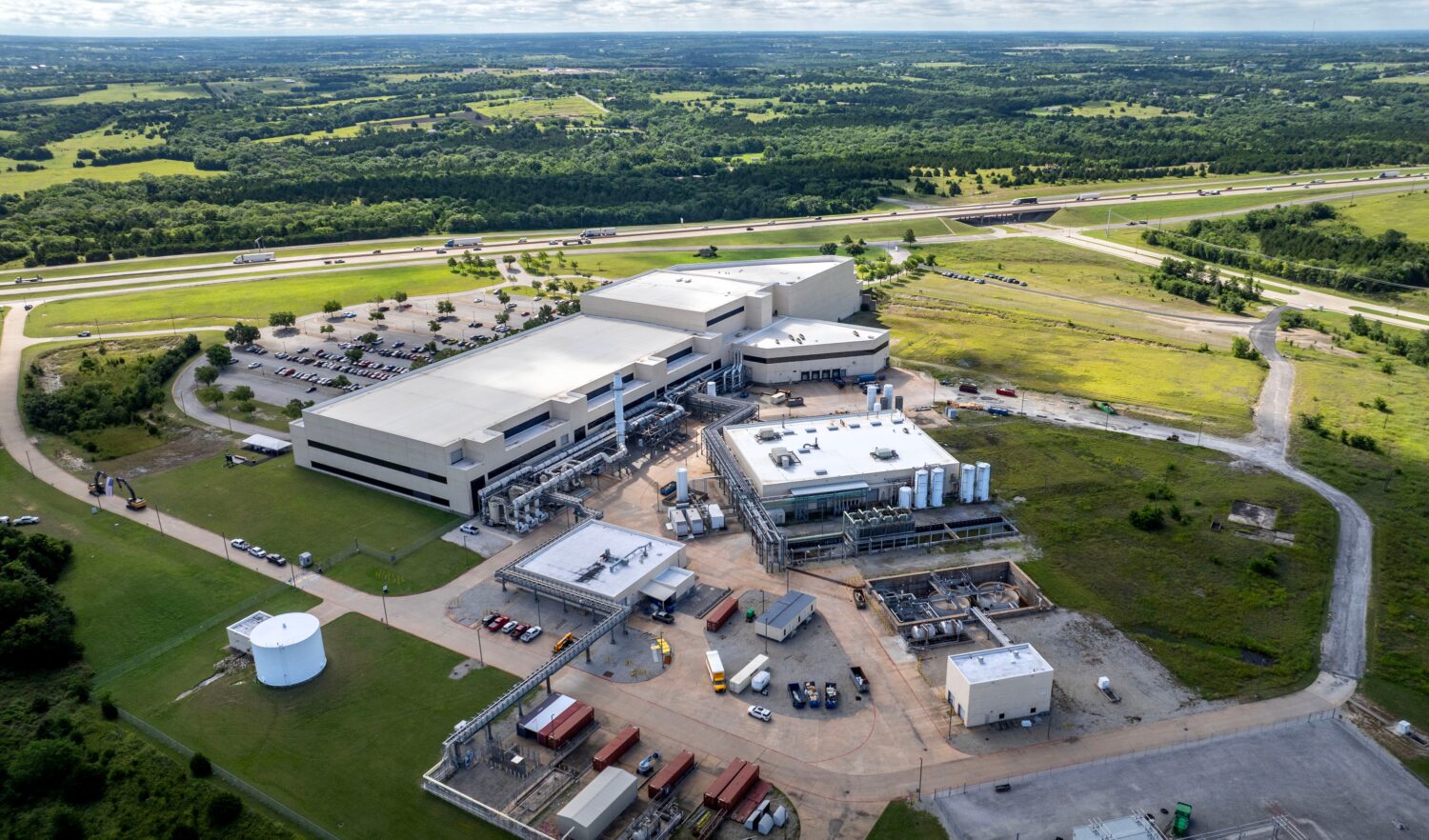 FILE - A Coherent manufacturing facility in Sherman, Texas, Tuesday, June 16, 2026. (AP Photo/Jeffr...