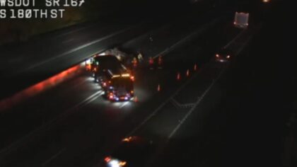 renton sr 167 collision...
