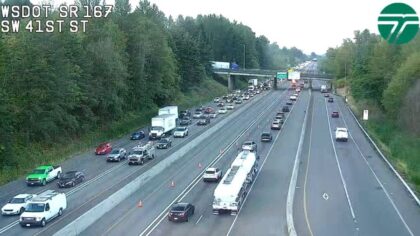 renton sr 167 collision...