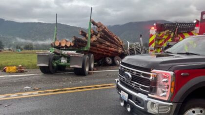 arlington log truck sr 530...