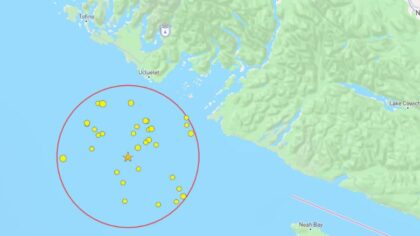 wa coast earthquake...