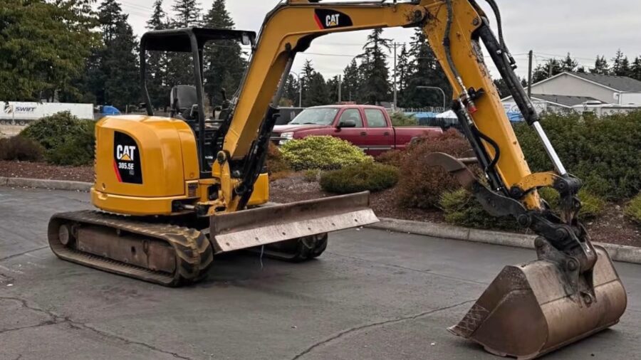 stolen excavator...