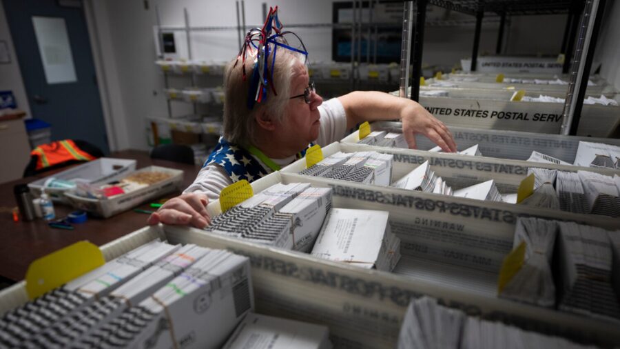 vote-by-mail ballots...