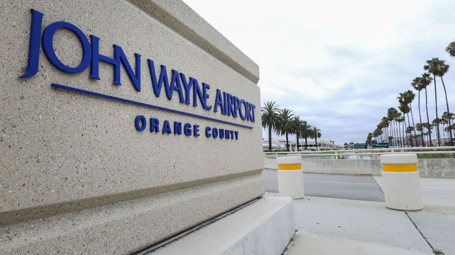 john wayne airport everett tug steal crash...