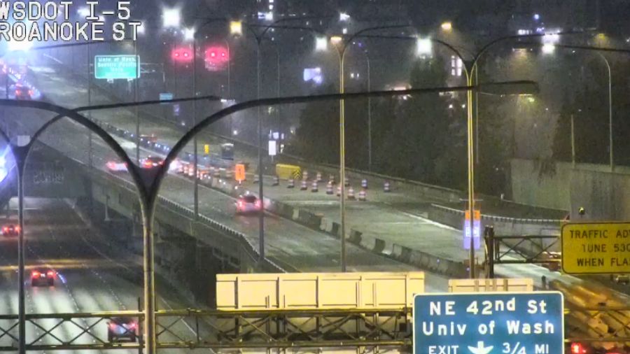 on-ramp I-5 northbound Harvard Avenue E...