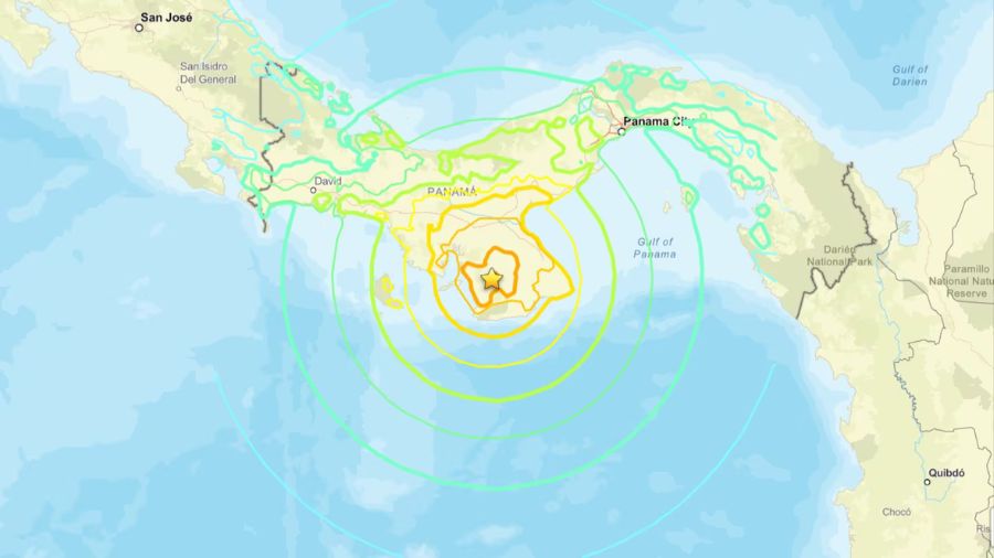 earthquake panama...