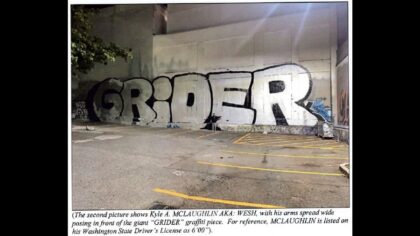 Harger: Seattle tagger 'Wesh' got a sweetheart deal, mocked it, and told a judge graffiti isn’t a crime. He's headed to jail today