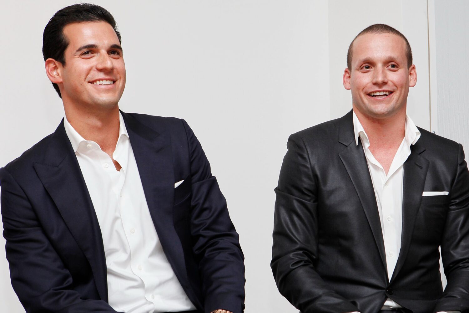 FILE - Oren and Tal Alexander speak at a panel at the Rockstars of Real Estate Event in New York., ...