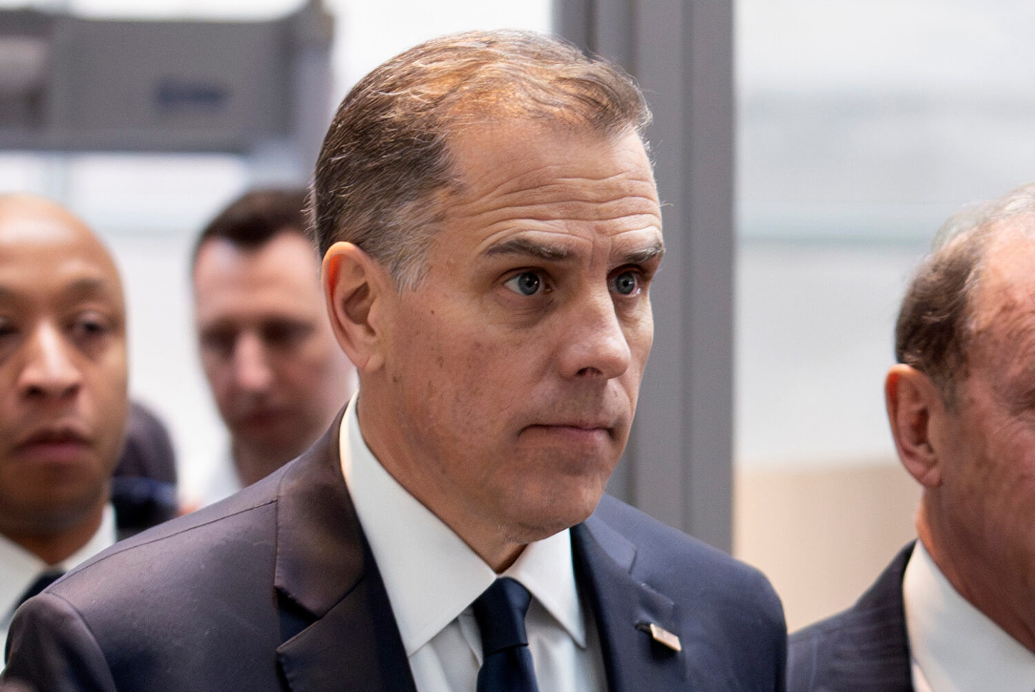FILE - Hunter Biden arrives for a closed-door deposition on Capitol Hill in Washington, Feb. 28, 20...