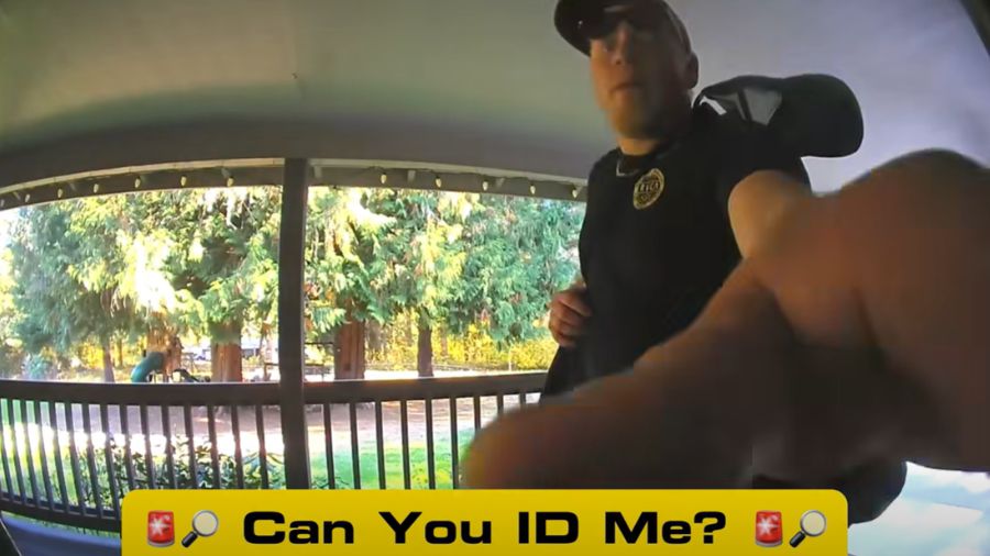 Alleged residential burglary. Photo courtesy: Clark County Sheriff's Office via Facebook....