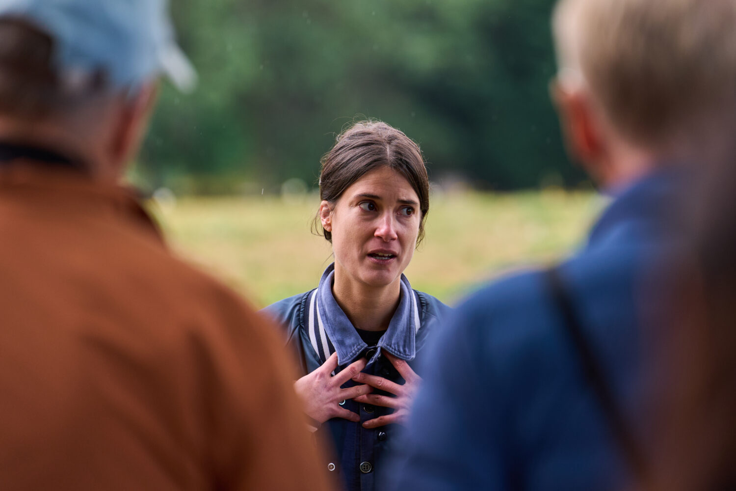 Rep. Marie Gluesenkamp Perez, D-Wash., speaks to supporters during a canvass launch event at Kiwani...