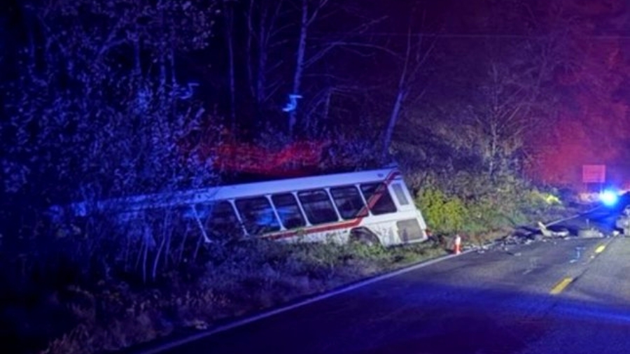 Grays Harbor County Bus Crash...