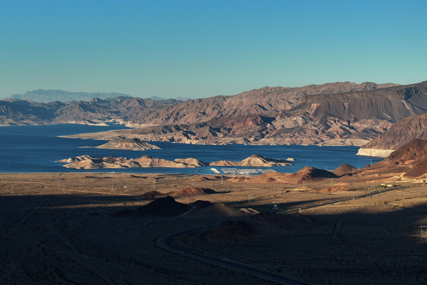 FILE - Lake Mead is seen on Sept. 3, 2026, in Boulder City, Nev. (AP Photo/John Locher, File)Credit...