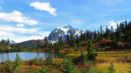 Mount Shuksan at North Cascades National Park...
