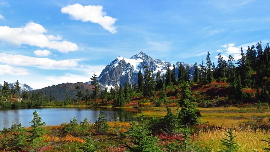 Mount Shuksan at North Cascades National Park...