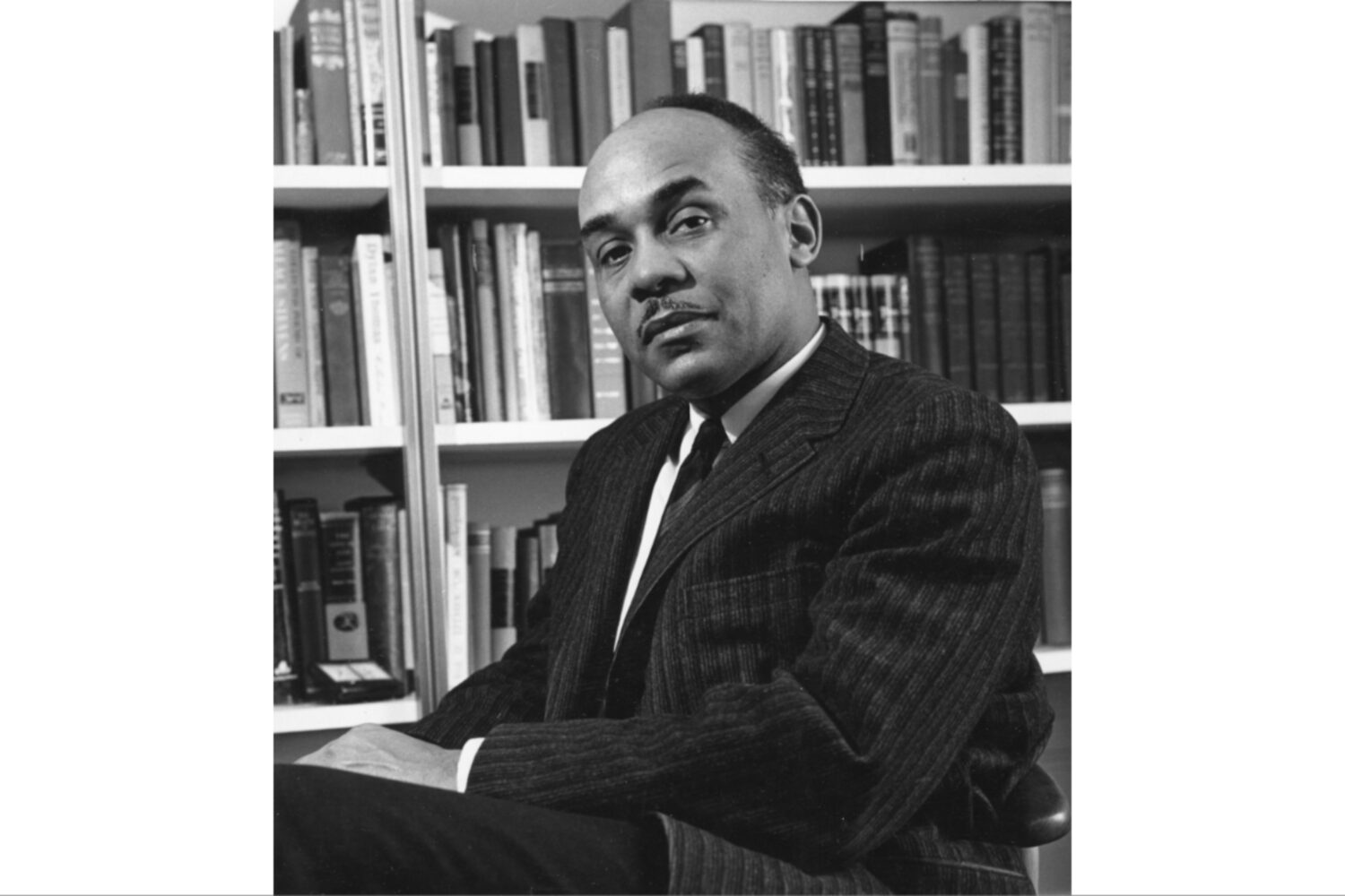This undated photo provided by Bard College on Wednesday, Oct. 28, 2026, shows Ralph Ellison. (Bard...