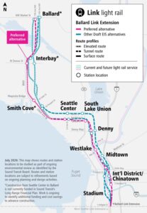 Sound Transit Ballard link extension